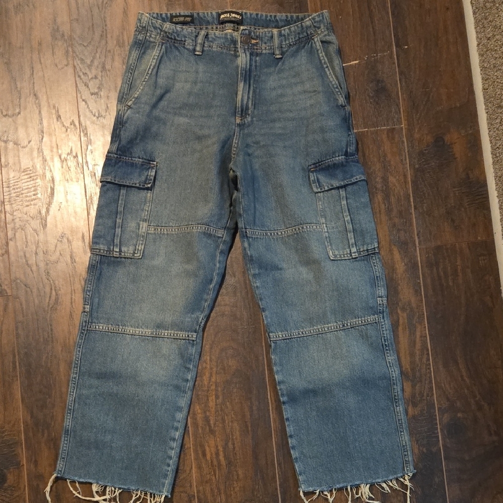 Jack & Jones Denim Cargo Pants